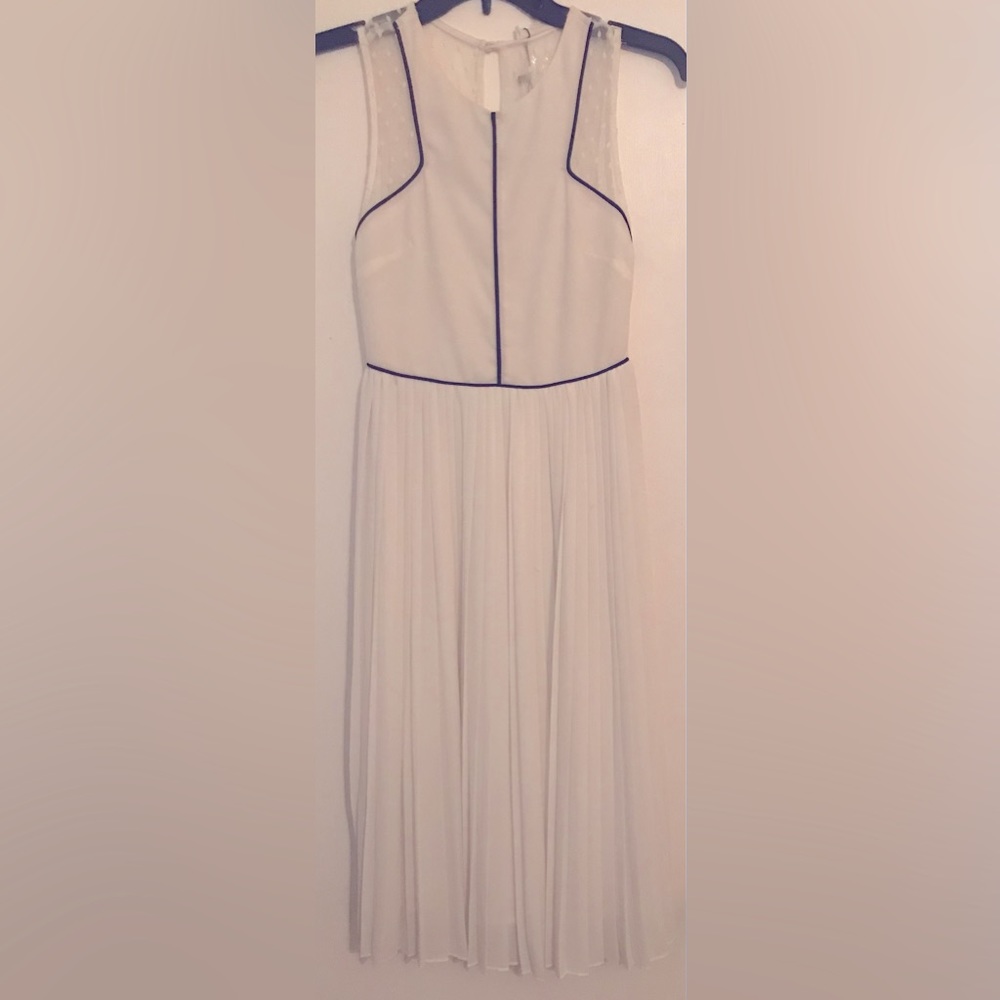 NWT Sugar Lips Womens Sleeveless Cocktail Party Wedding Dress Ivory Size XS